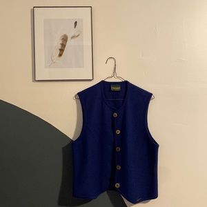 Vintage pure wool vest ✌️🌱